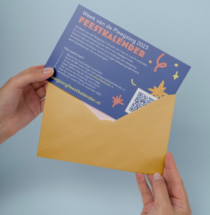De QR code feestkalender