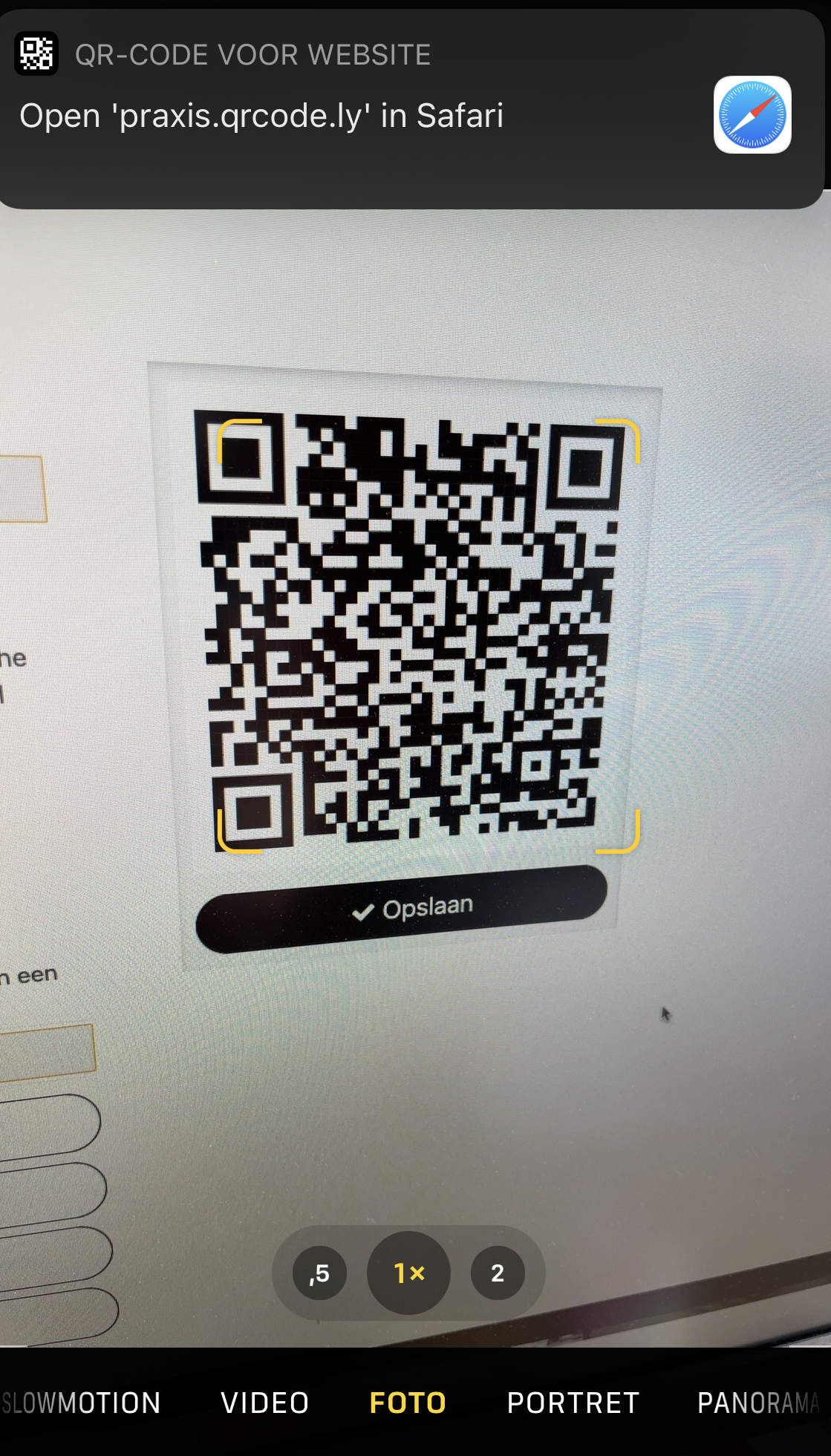 Scan url opties – Gratis QR Code